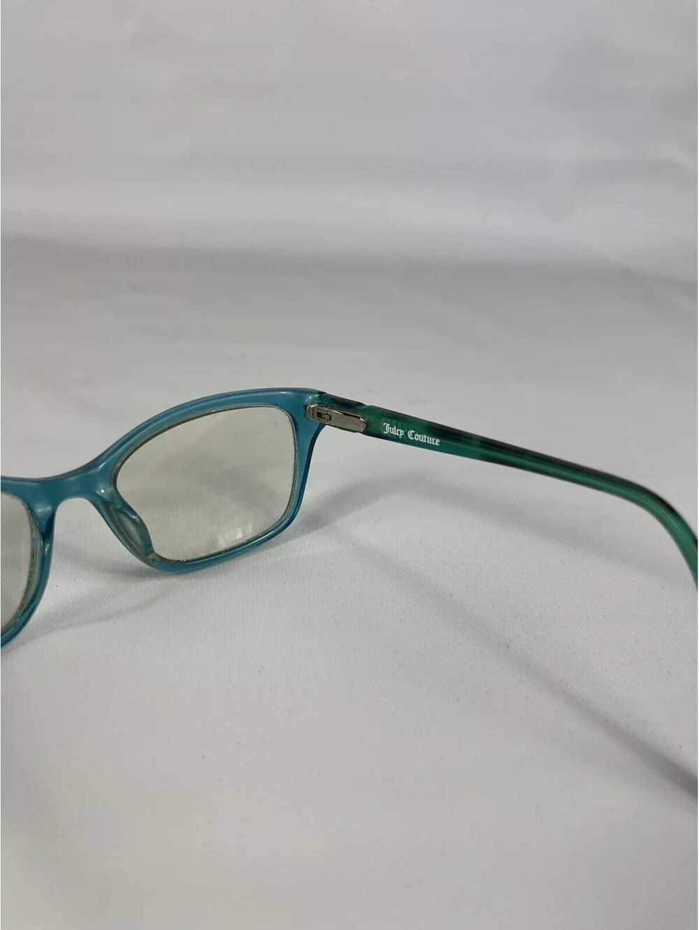 Juicy Couture Petite Eyeglasses Frames Only JU 938 ZI9 Clear Blue 47-16-130